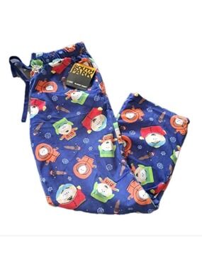 NWT Southpark Comedy Central sleep PJ lounge PANTS  Comfy casual graphic Soft LG